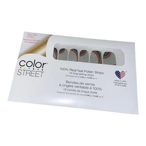 Color Street TAKE PRIDE Rainbow Silver Glitter Set - Picture 3 of 7